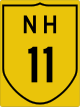 National Highway 11 shield}}