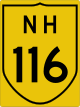 National Highway 116 shield}}