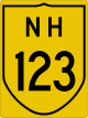 National Highway 123 shield}}