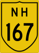 National Highway 167 shield}}