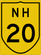 National Highway 20 shield}}