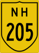 National Highway 205 shield}}
