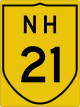 National Highway 21 shield}}