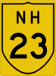 National Highway 23 shield}}