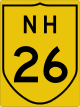 National Highway 26 shield}}