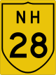 National Highway 28 shield}}