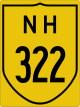 National Highway 322 shield}}