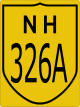 National Highway 326A shield}}