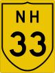 National Highway 33 shield}}