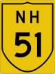 National Highway 51 shield}}