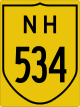 National Highway 534 shield}}