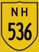 National Highway 536 shield}}