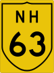 National Highway 63 shield}}