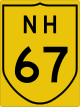 National Highway 67 shield}}