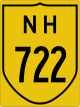 National Highway 722 shield}}
