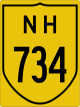 National Highway 734 shield}}