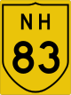 National Highway 83 shield}}
