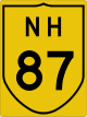 National Highway 87 shield}}