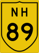 National Highway 89 shield}}