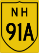 National Highway 91A shield}}