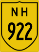 National Highway 922 shield}}