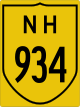 National Highway 934 shield}}