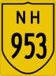 National Highway 953 shield}}