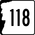 New Hampshire Route 118 marker