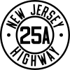Cutout shield for Route 25A