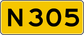 Provincial highway 305 shield}}