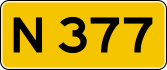 Provincial highway 377 shield}}