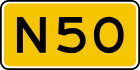 Provincial highway 50 shield}}