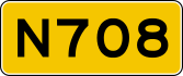 Provincial highway 708 shield}}