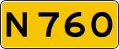 Provincial highway 760 shield}}