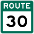 Route 30 shield