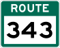 Route 343 shield