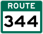 Route 344 shield
