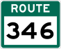 Route 346 shield