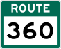 Route 360 shield