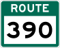 Route 390 shield