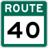Route 40 shield