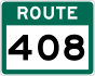 Route 408 shield