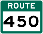 Route 450 shield