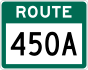 Route 450A shield