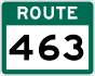 Route 463 shield
