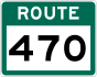 Route 470 shield