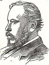 line drawing of profile of William Robertson Smith