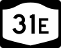 New York State Route 31E marker