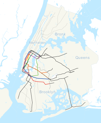 Map of service alternatives during the 14th Street Tunnel shutdown
