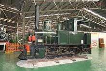 NZASM 14 Tonner 0-4-0T, no. 1 Transvaal at the Outeniqua Transport Museum.